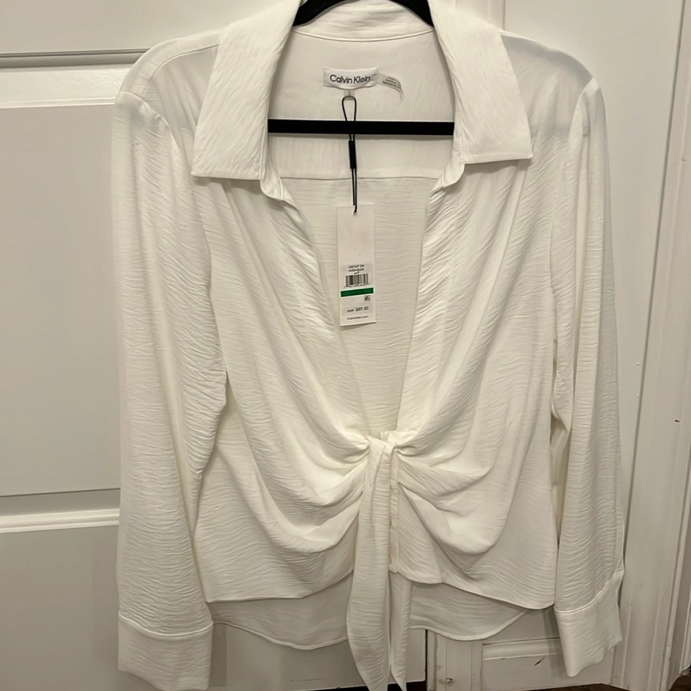 Calvin Klein long sleeve Blouse